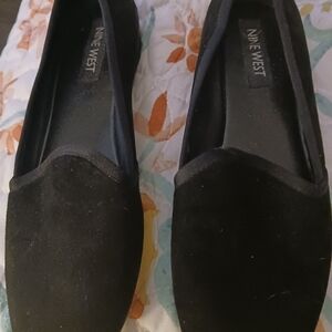 Nine West Women's Black Slip-On Loafers